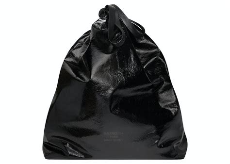 balenciaga trash bag large pouch.